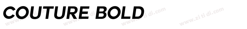 Couture Bold字体转换